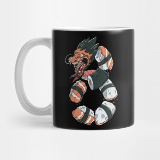 Taste the Adventure: Sushi Dragon Design Mug